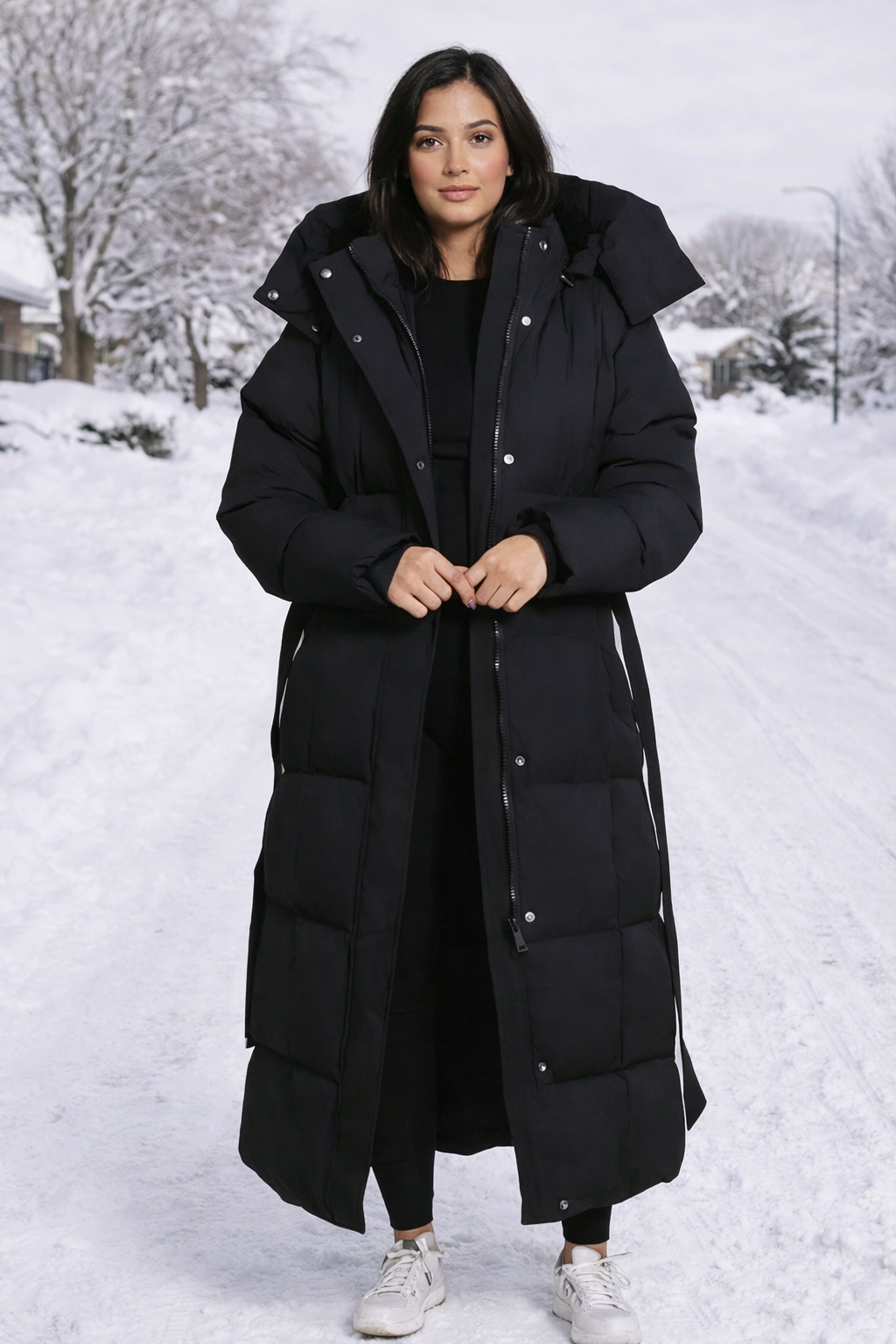 Elina™ | Luxe Longline Puffer Coat